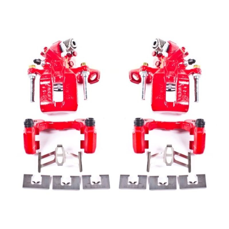 Power Stop 06-11 Acura CSX Rear Red Calipers w/Brackets – Pair