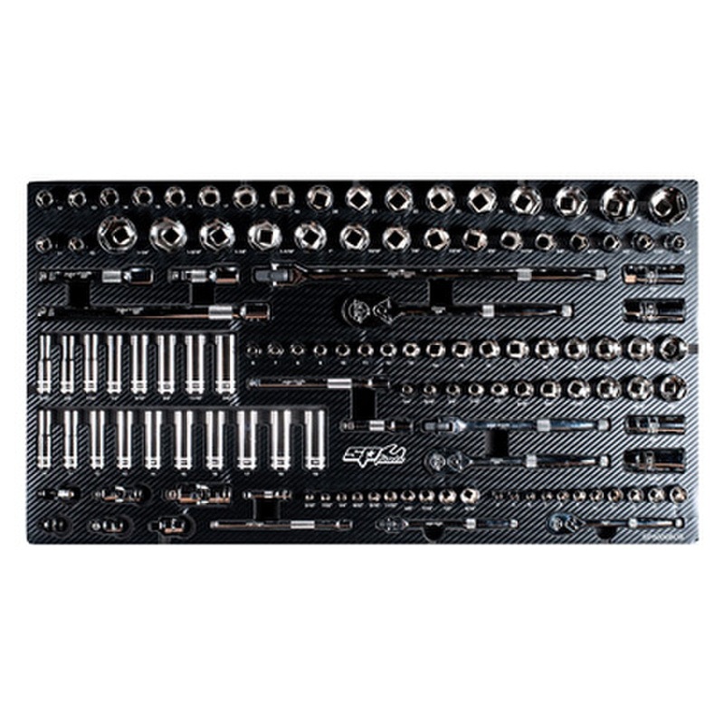 SP Tools USA – 122PC METRIC/SAE SOCKET SET w/ EVA FOAM