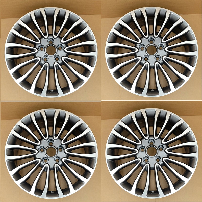 18″ 18×8 Set of 4 Machined Charcoal Wheels For Ford Fusion 2017 2018 OEM Quality Replacement Rim