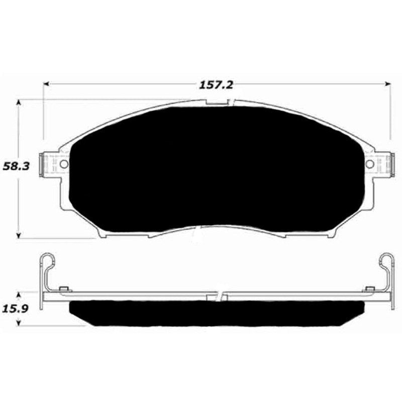 Porterfield Brake Pads for 2004 INFINITI M45