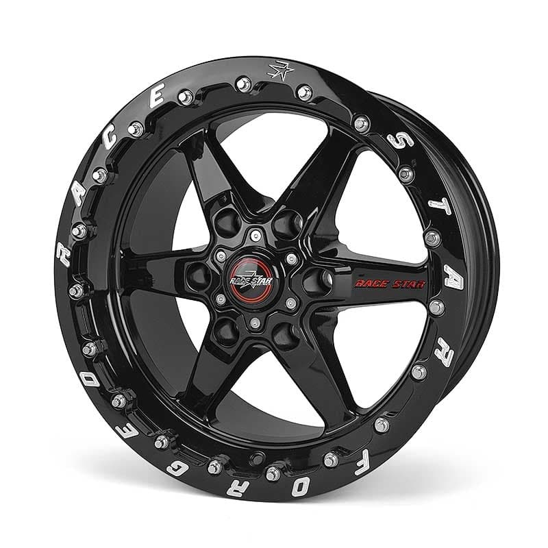 Race Star 93 Truck Star 15×10 6×5.50BC 6.63BS Direct Drill Gloss Black Wheel – Single Bead Lock | 93-510853SB