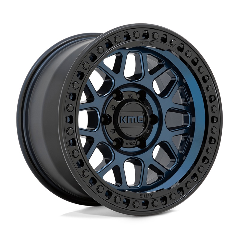 KMC Wheels KM549 GRS 17″ 6×139.7 Midnight Blue With Gloss Black Lip