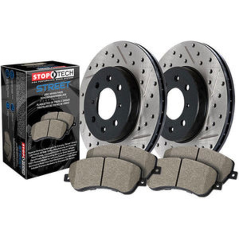 StopTech 05-09 Subaru Legacy Sedan/05-07 Legacy Wagon Front Slotted Sport Brake Kit
