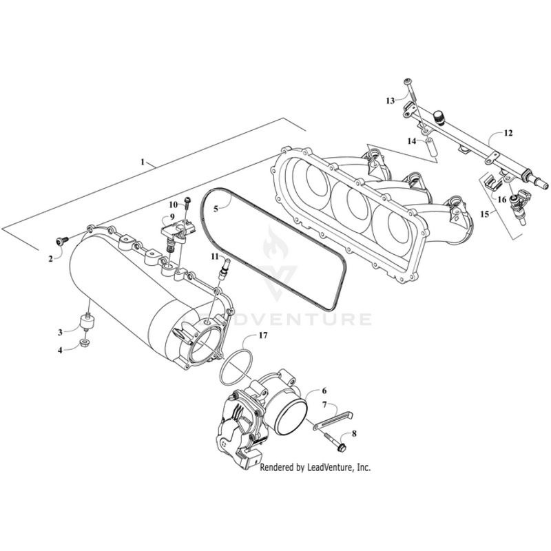 Throttle-Body,57Mm Etc By Arctic Cat