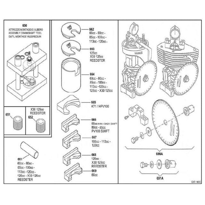 (668) IA-10106 IAME X30 Crankshaft Insert