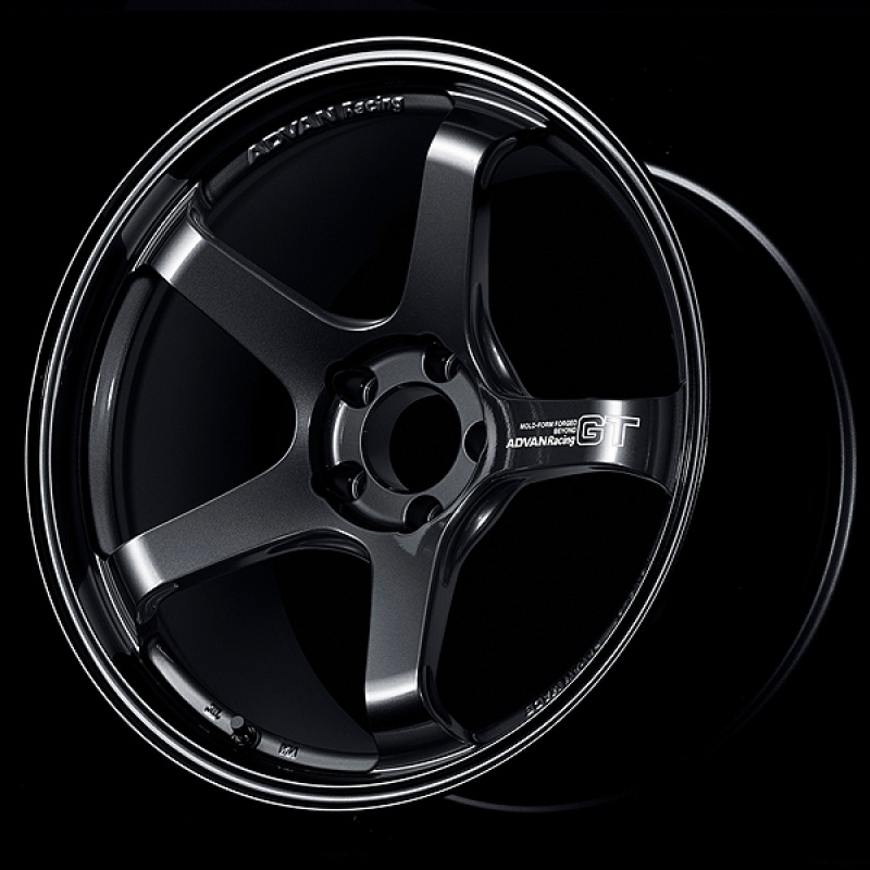 Advan GT Beyond 19×9.0 +43 5-114.3 Racing Titanium Black Wheel