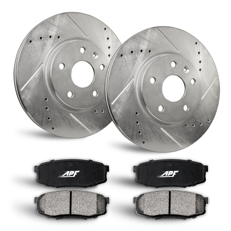 APF Rear Brake Kit Rotors and Pads for Ford Explorer 1995-2001