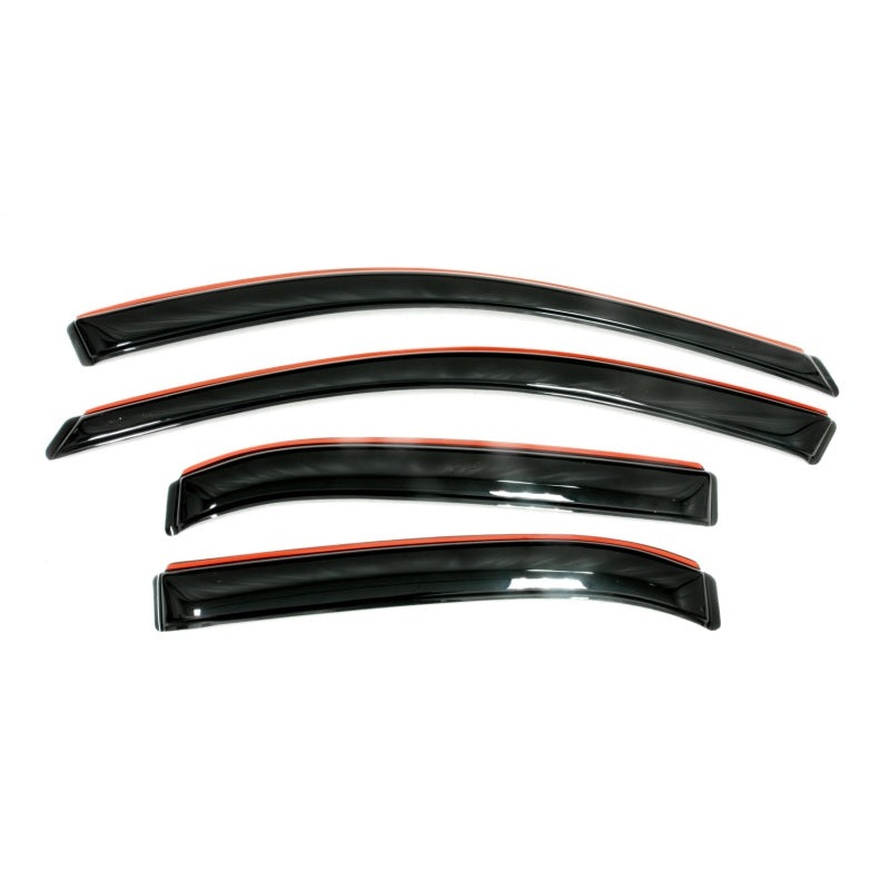 AVS 17-18 Honda Ridgeline Ventvisor In-Channel Front & Rear Window Deflectors 4pc – Smoke