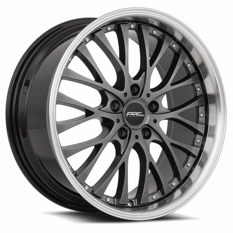 VORS AR6 18″ 5×112 Hyper Black Machine Lip
