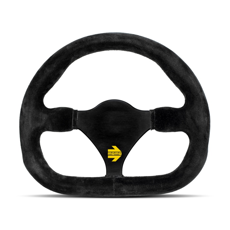 Momo MOD27/C Steering Wheel 270 mm –  Black Suede/Black Spokes