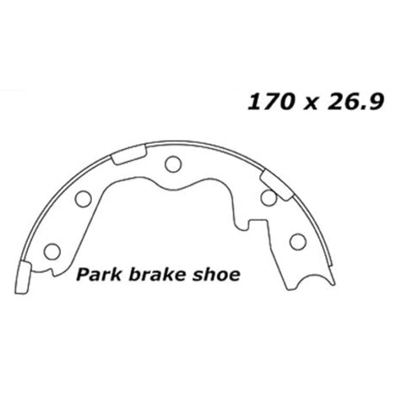Porterfield Brake Shoes for 1992 NISSAN 300ZX
