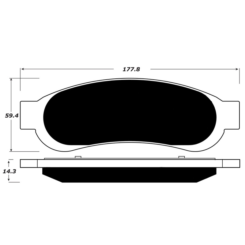 Porterfield Brake Pads for 2013 FORD F350 1 Ton 2WD DRW